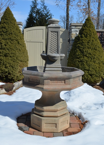 Henri Studio Obelisk Octagon Fountain