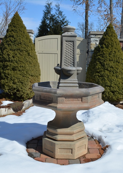Henri Studio Obelisk Octagon Fountain