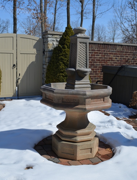 Henri Studio Obelisk Octagon Fountain