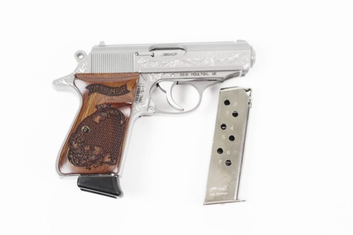 Walther PPK-S Stainless Factory Engraved (Rare)