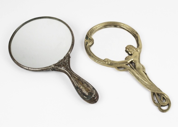 Two Vintage Hand Mirrors
