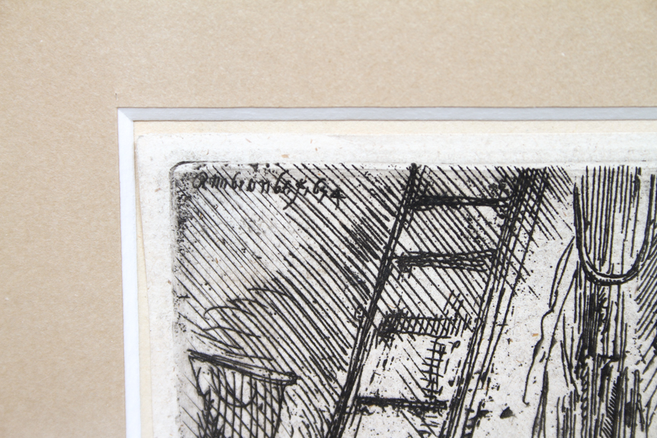 Rembrandt Etching "Circumcision in the Stable"