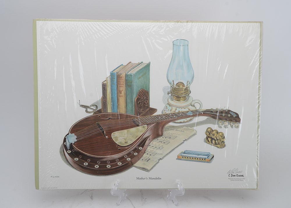 "Mother's Mandolin" Print by C. Don Ensor