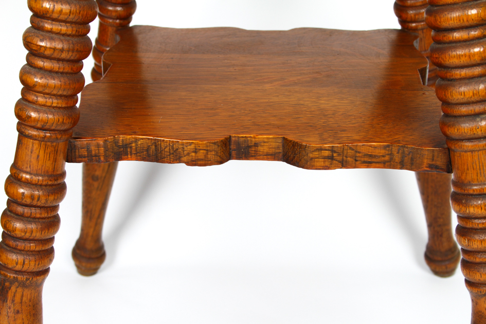 Antique Oak Fern Stand