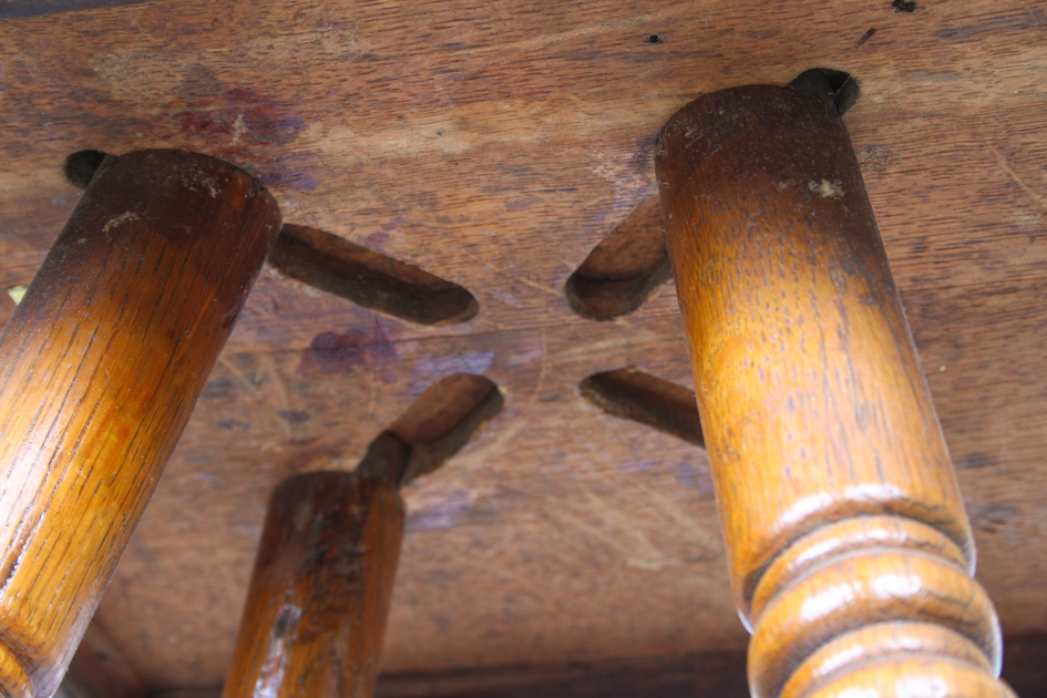Antique Oak Fern Stand