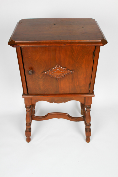 Antique Walnut Tobacco Stand