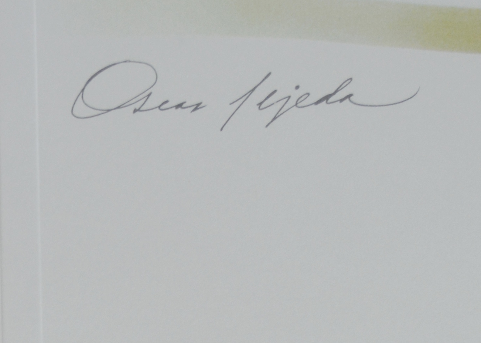 Oscar Tejeda Tulip Lithograph