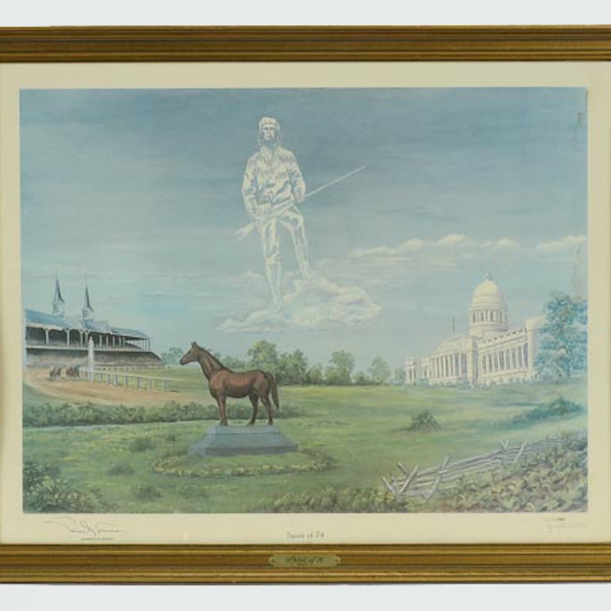 Limited Edition Lithograph "Spirit of '74" James S. Wright