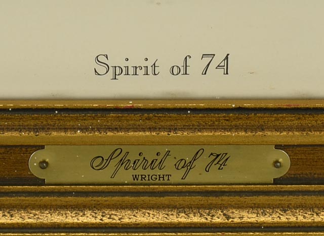 Limited Edition Lithograph "Spirit of '74" James S. Wright