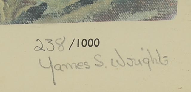 Limited Edition Lithograph "Spirit of '74" James S. Wright