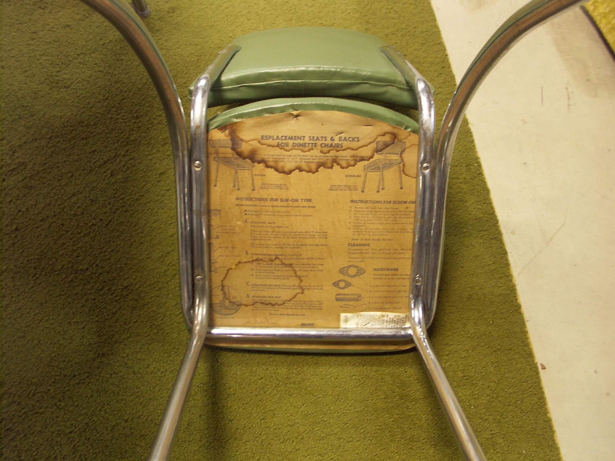 1950's Retro Howell Chrome Table and Four Chairs EBTH