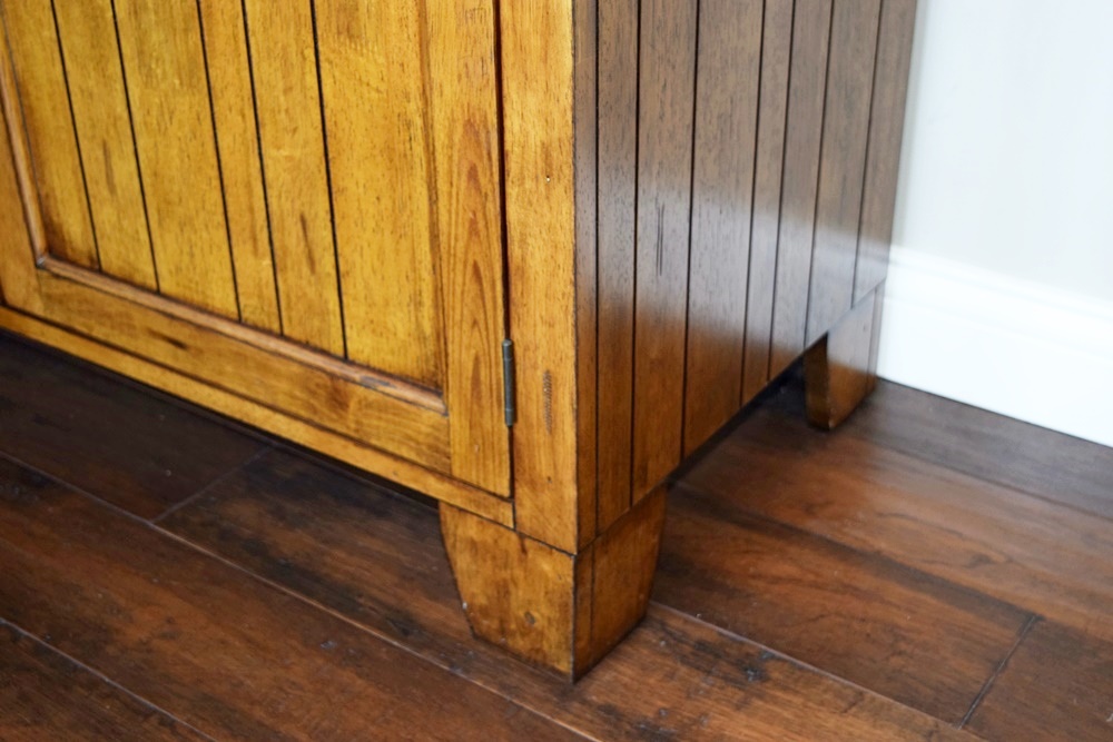 Mission Inspired Sideboard with Wine Storage