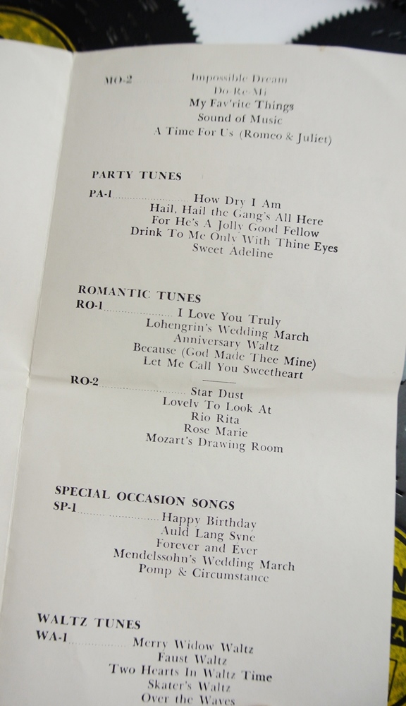 Thorens Automatic Disc Music Box with Additonal Discs