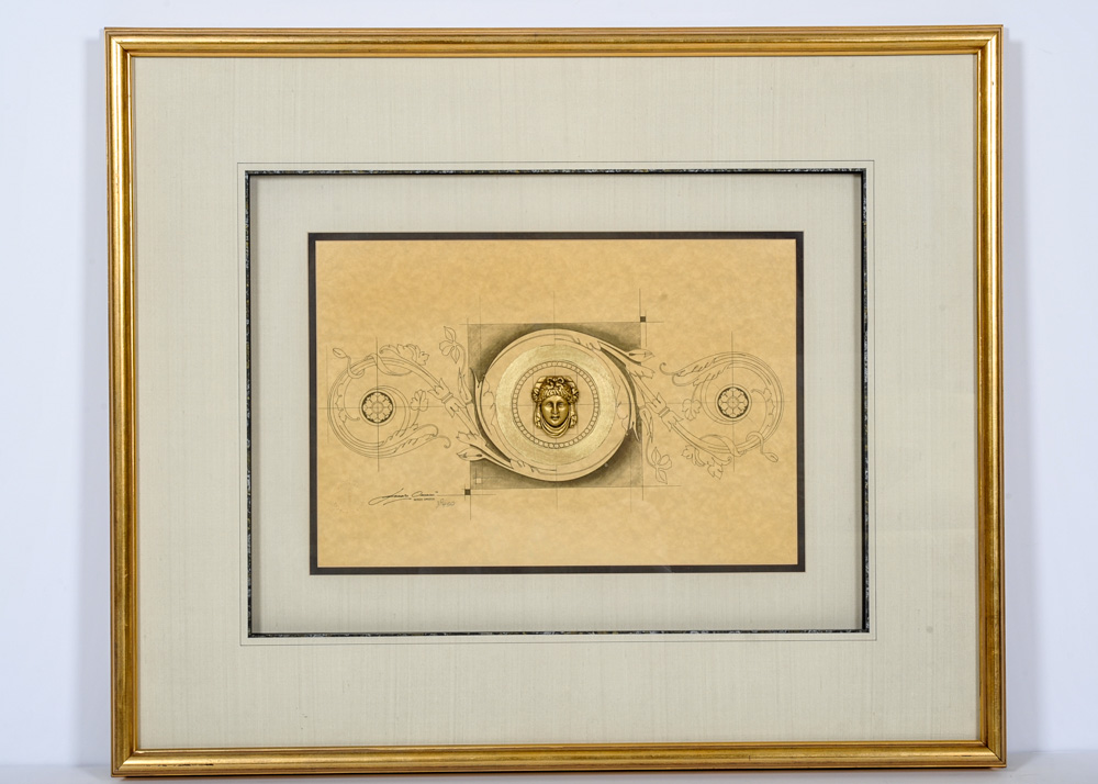 Sergio Orozco Architectural Mixed Media Art