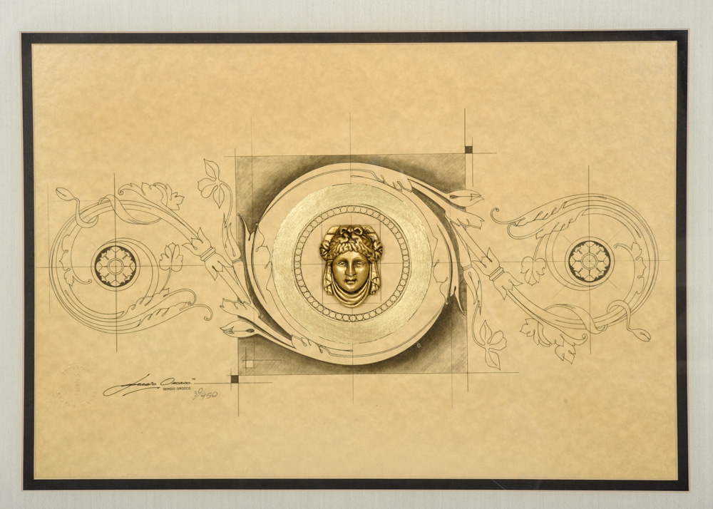 Sergio Orozco Architectural Mixed Media Art