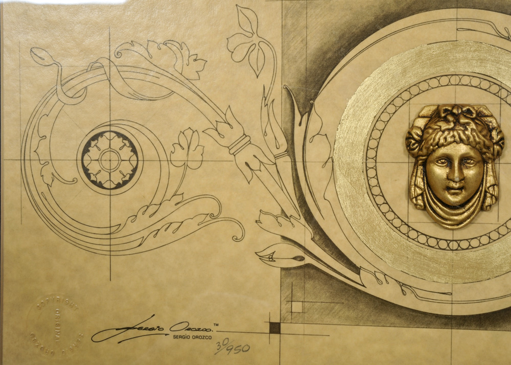 Sergio Orozco Architectural Mixed Media Art