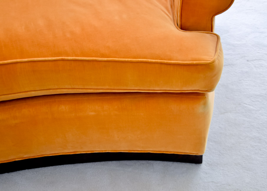 Three Piece Circular Sectional Sofa