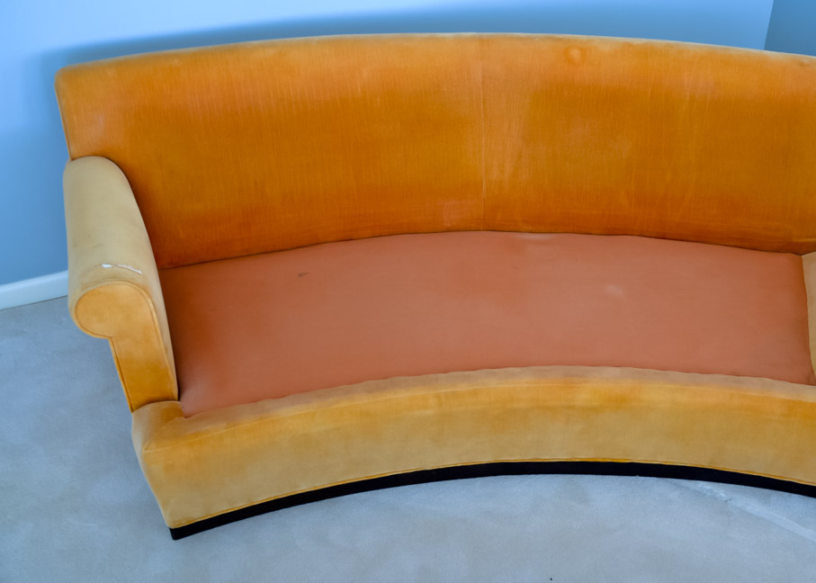 Three Piece Circular Sectional Sofa