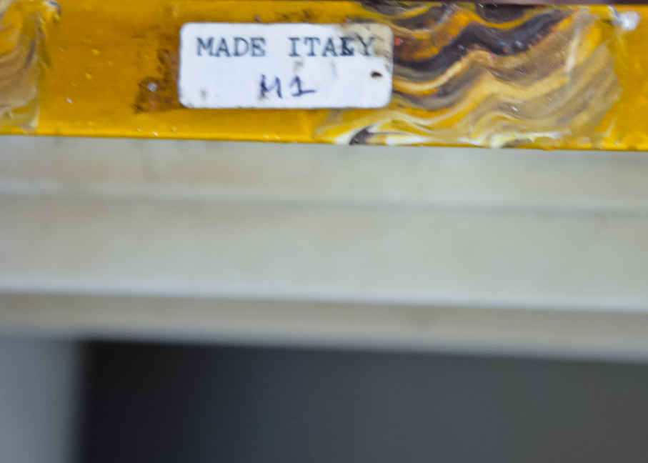 Metal Faux Book Stack End Table