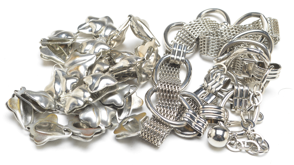 Vintage Jewelry Collection Including a Leaf Parure Set