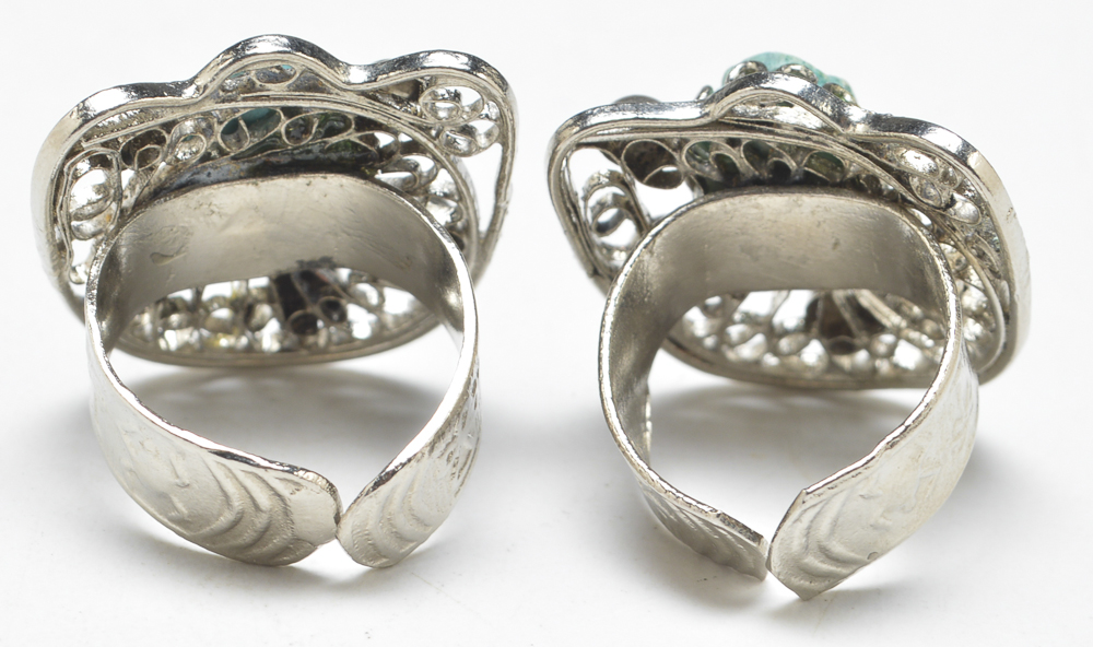 Vintage Eyptian Scarab Costume Jewelry