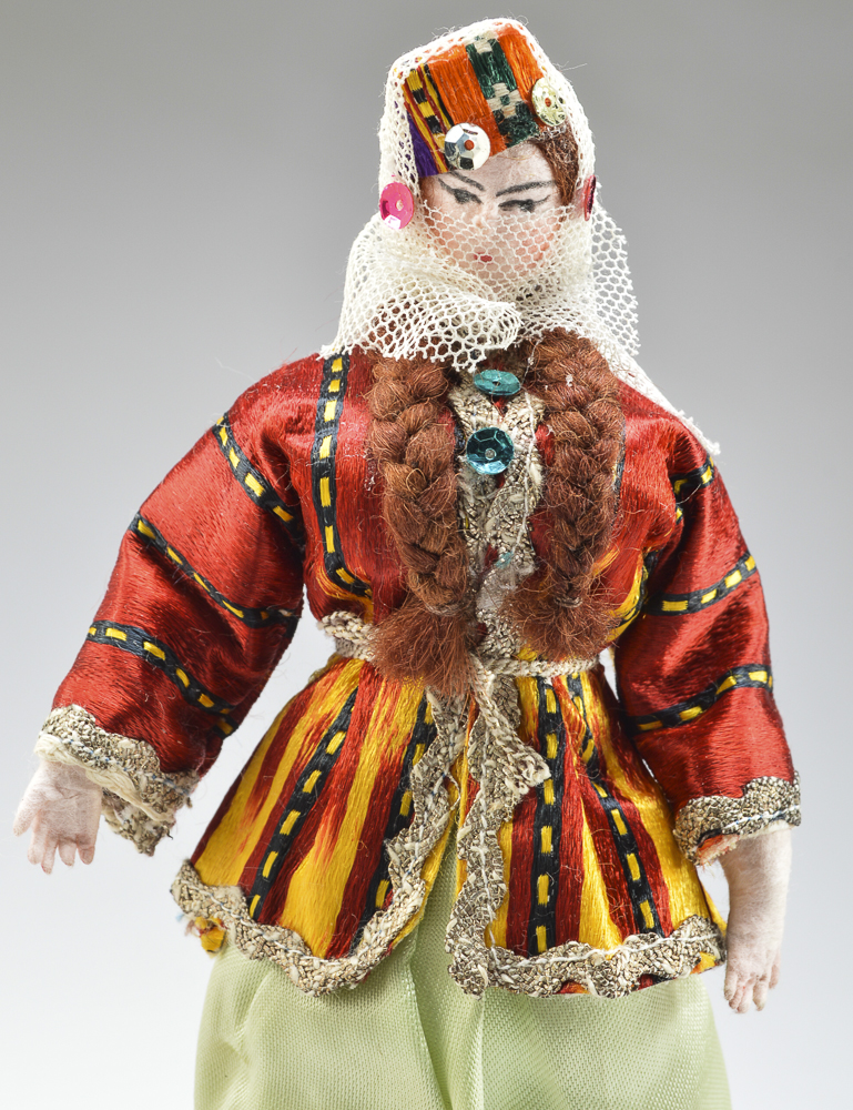 Four Turkish Cloth Tourist Dolls