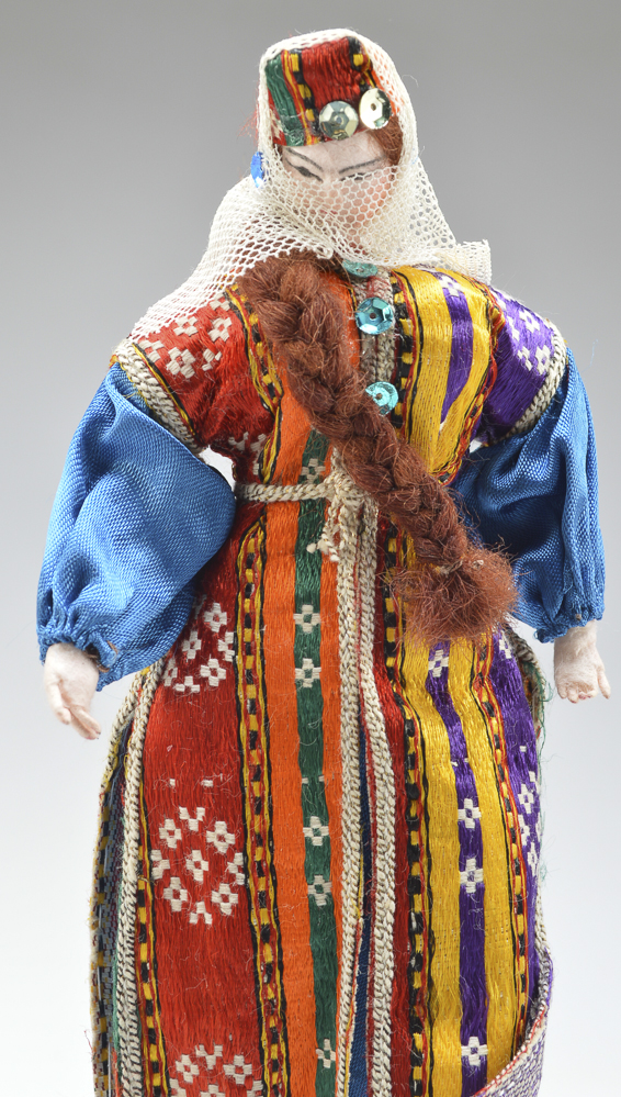 Four Turkish Cloth Tourist Dolls