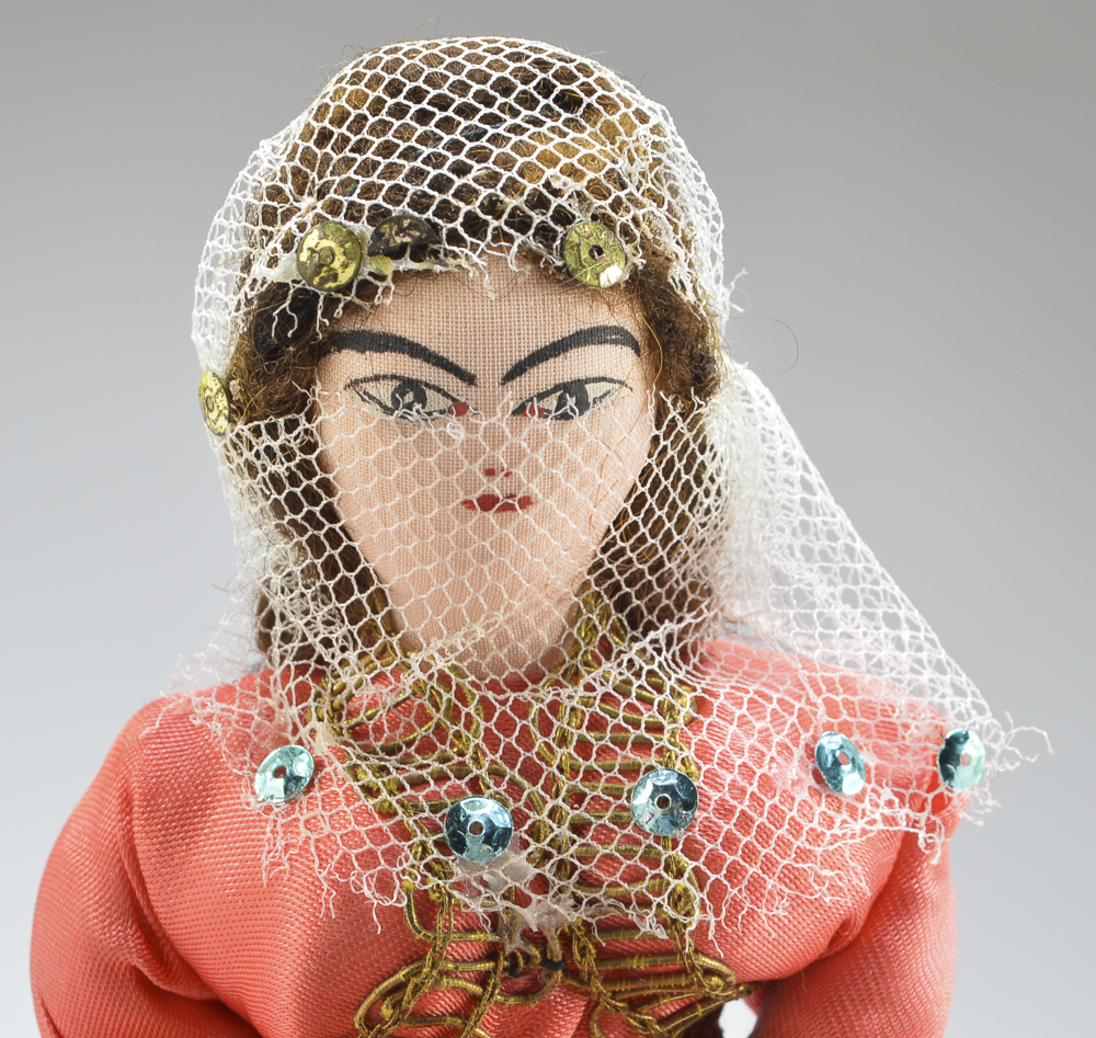 Four Turkish Cloth Tourist Dolls