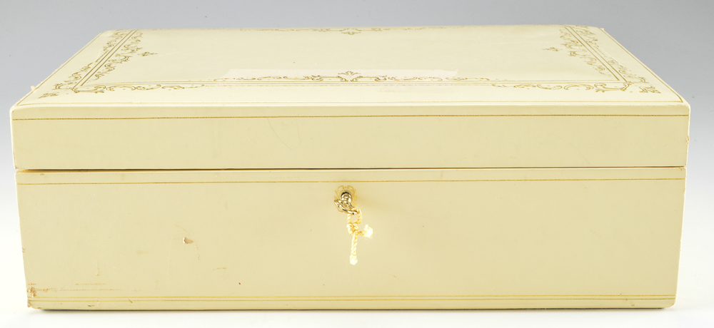 Vintage Jewelry Box Filled with Vintage Jewelry Collection