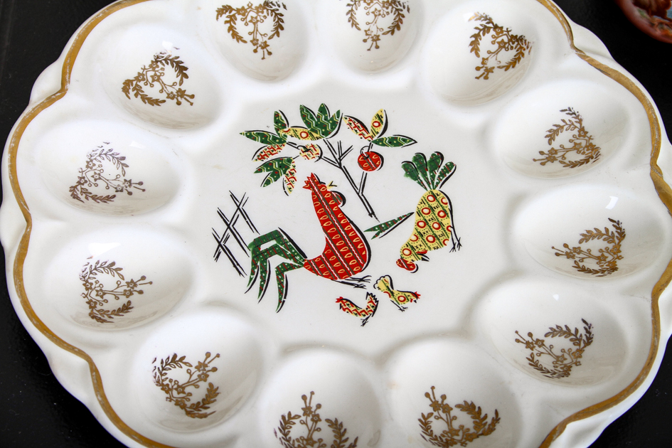 Assortment of Vintage and Antique Porcelain Decor