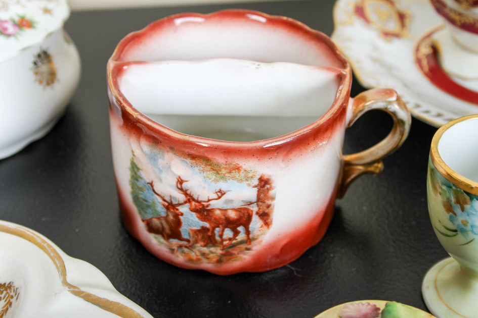 Assortment of Vintage and Antique Porcelain Decor