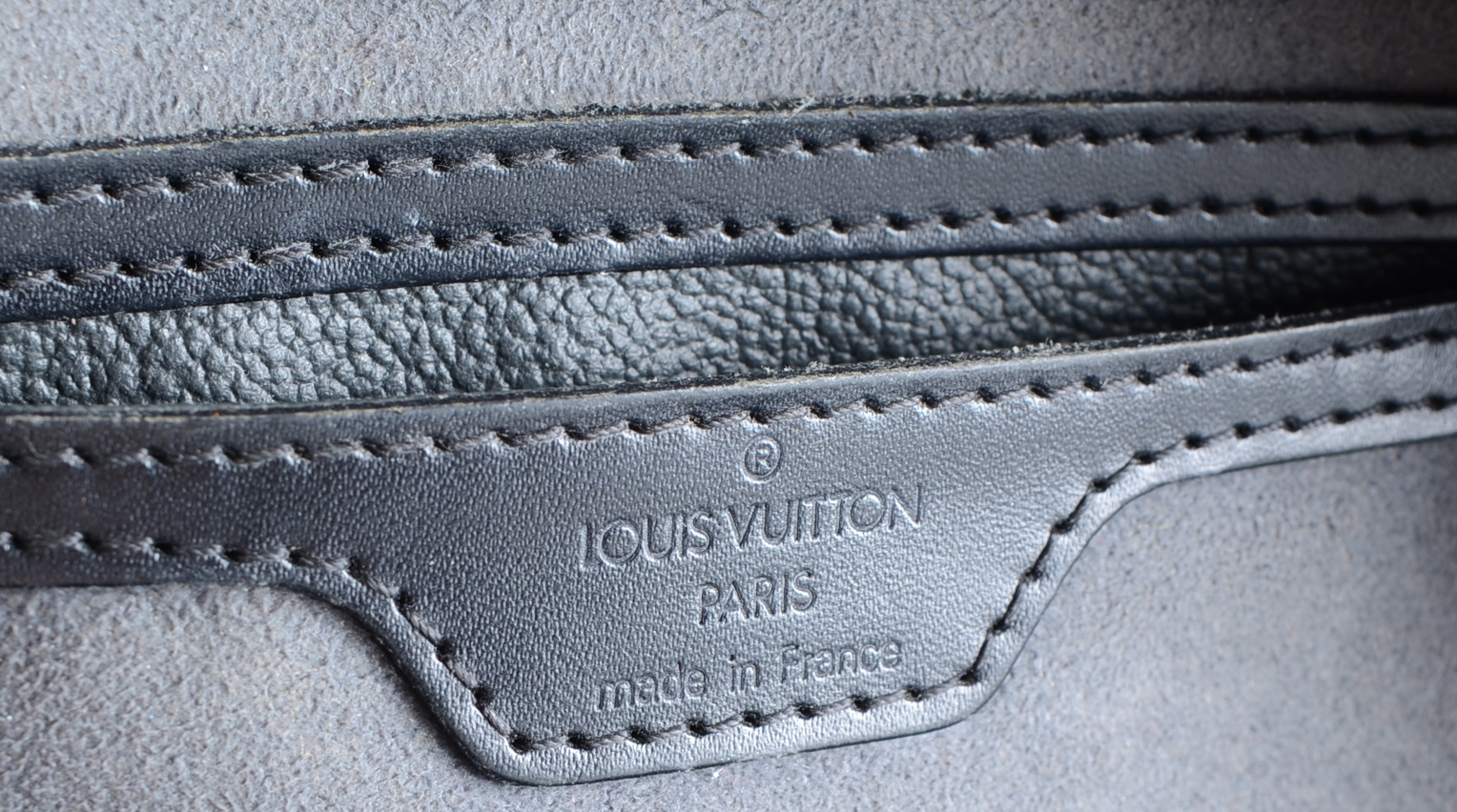Louis Vuitton Black Epi Mabillon Backpack