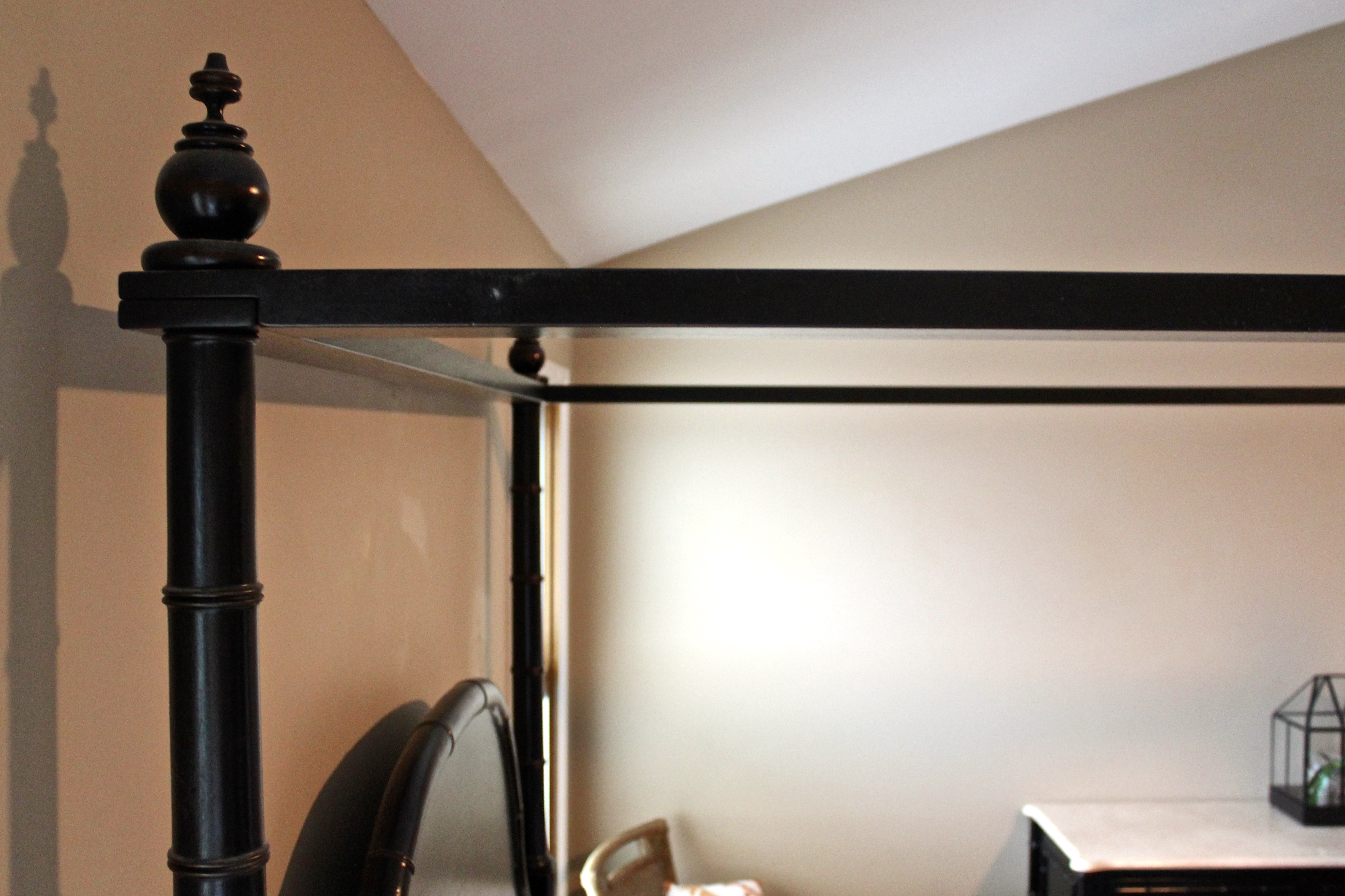 Arhaus "Belize" Four Poster Canopy Bed (Queen Size)