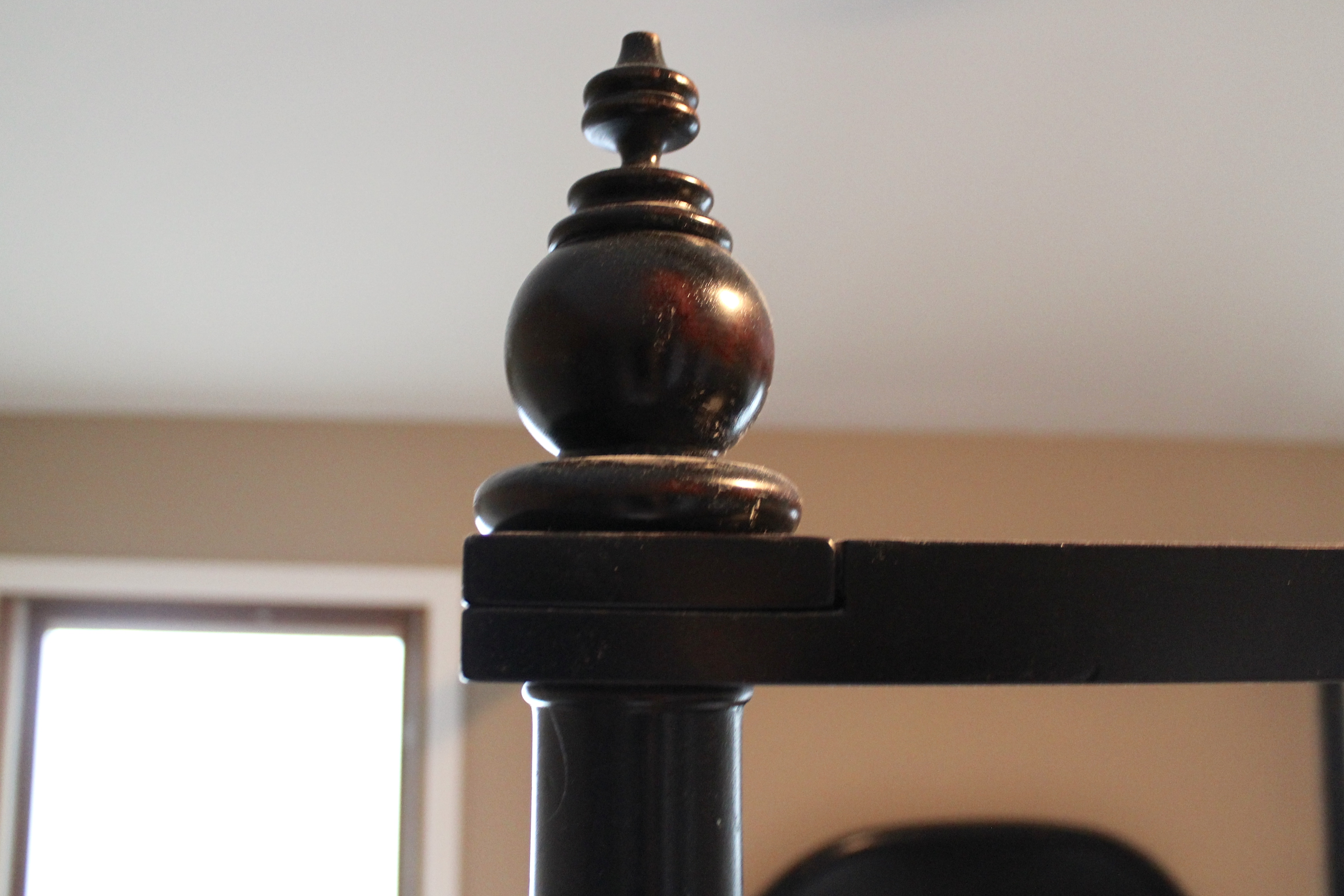 Arhaus "Belize" Four Poster Canopy Bed (Queen Size)