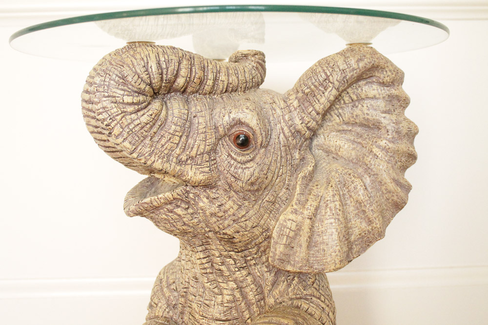 Good Fortune Elephant Side Table
