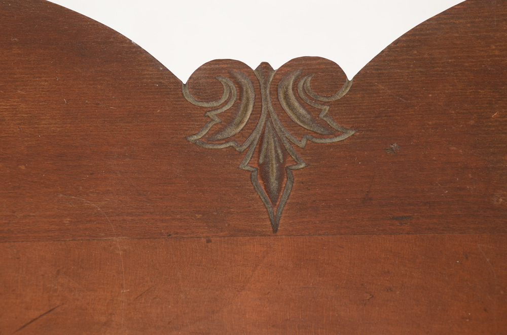 Antique Clover Leaf End Table