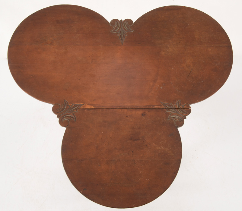 Antique Clover Leaf End Table