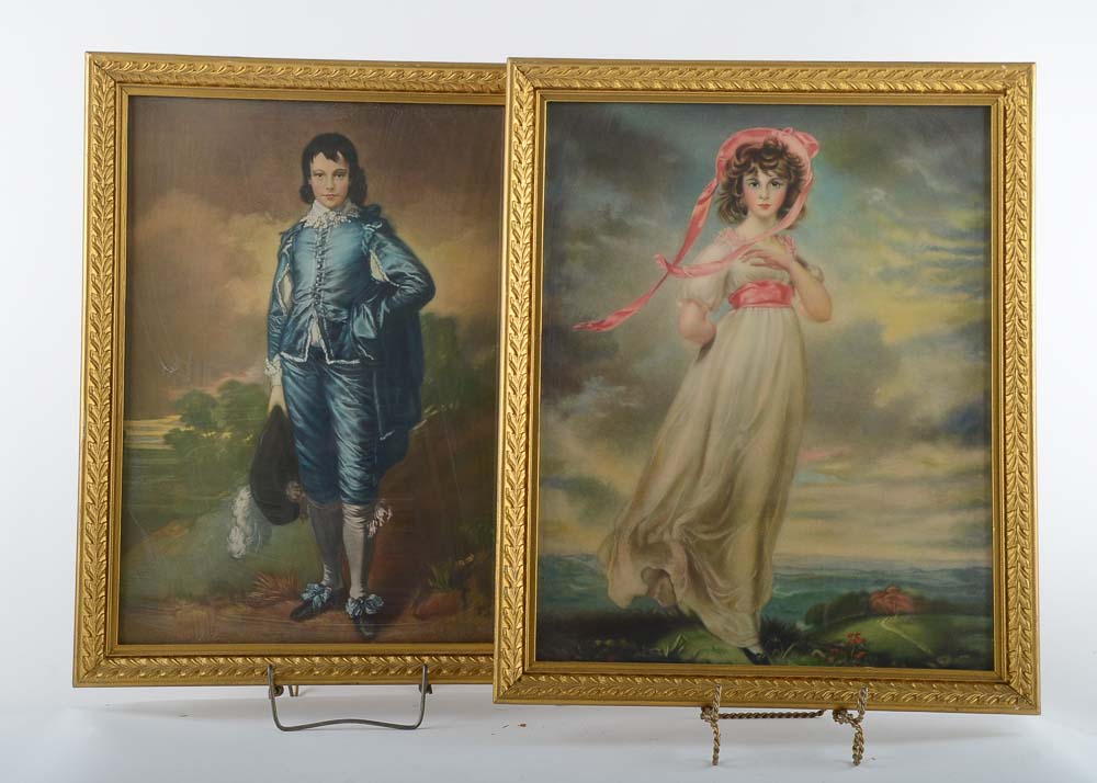 "Pinkie" and "Blue Boy" Framed Prints