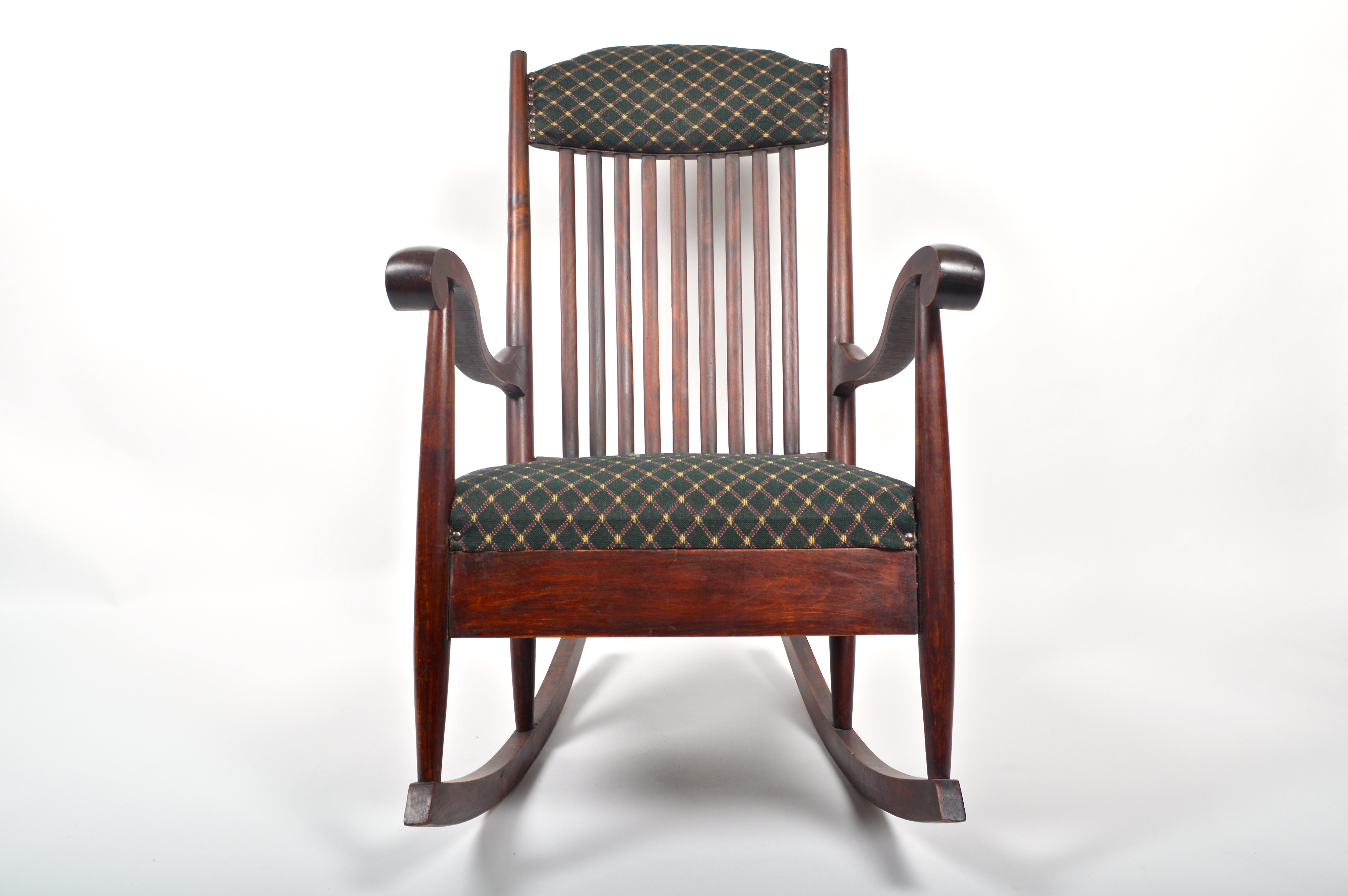 Antique Spindle Back Rocking Chair