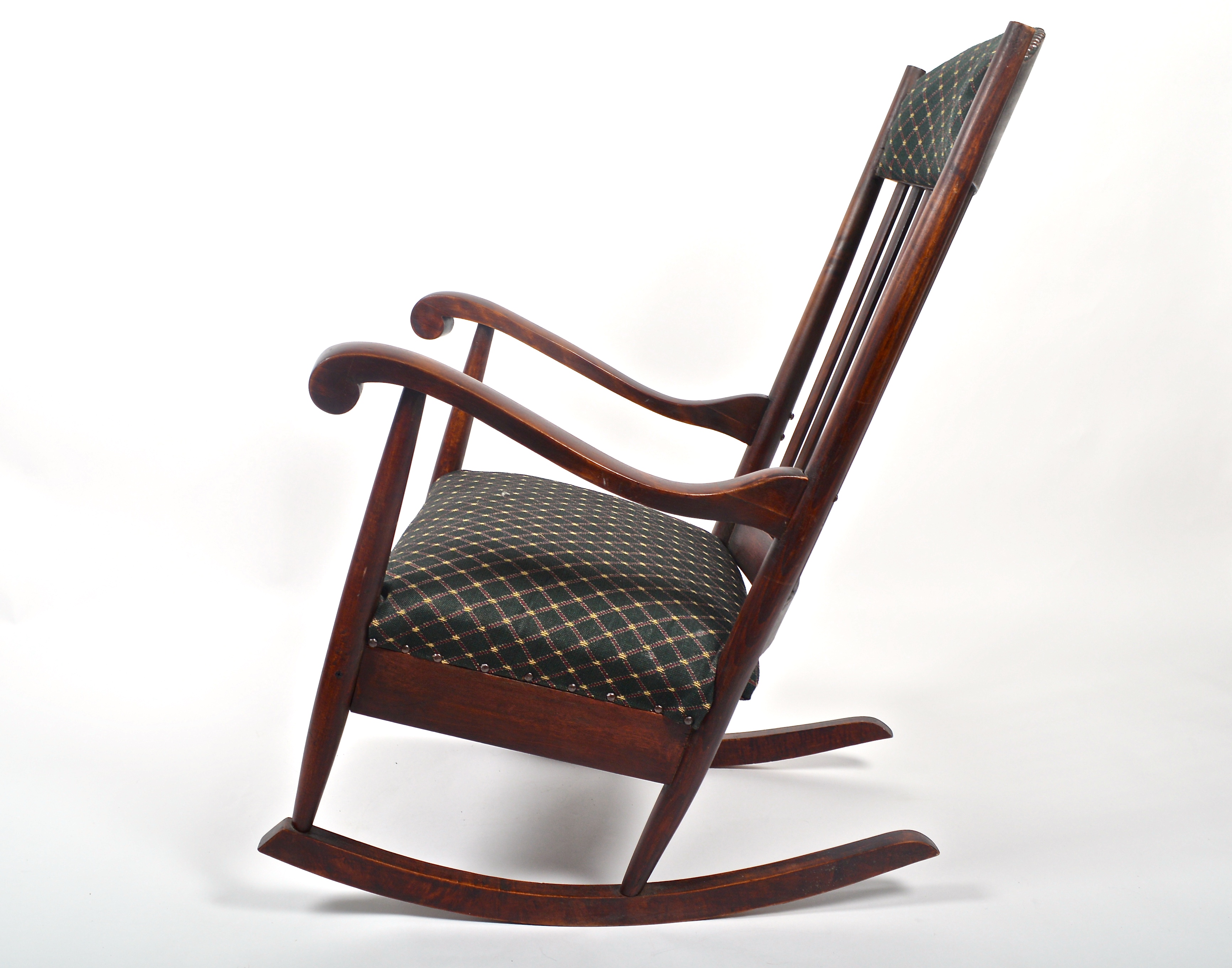 Antique Spindle Back Rocking Chair