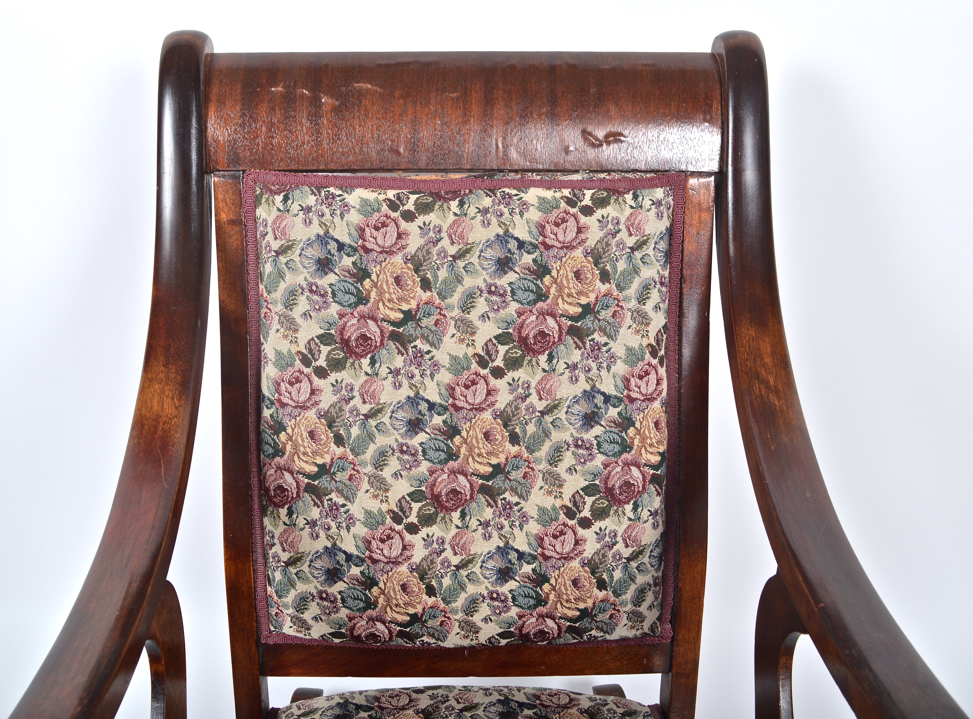 Antique American Empire Style Rocking Chair