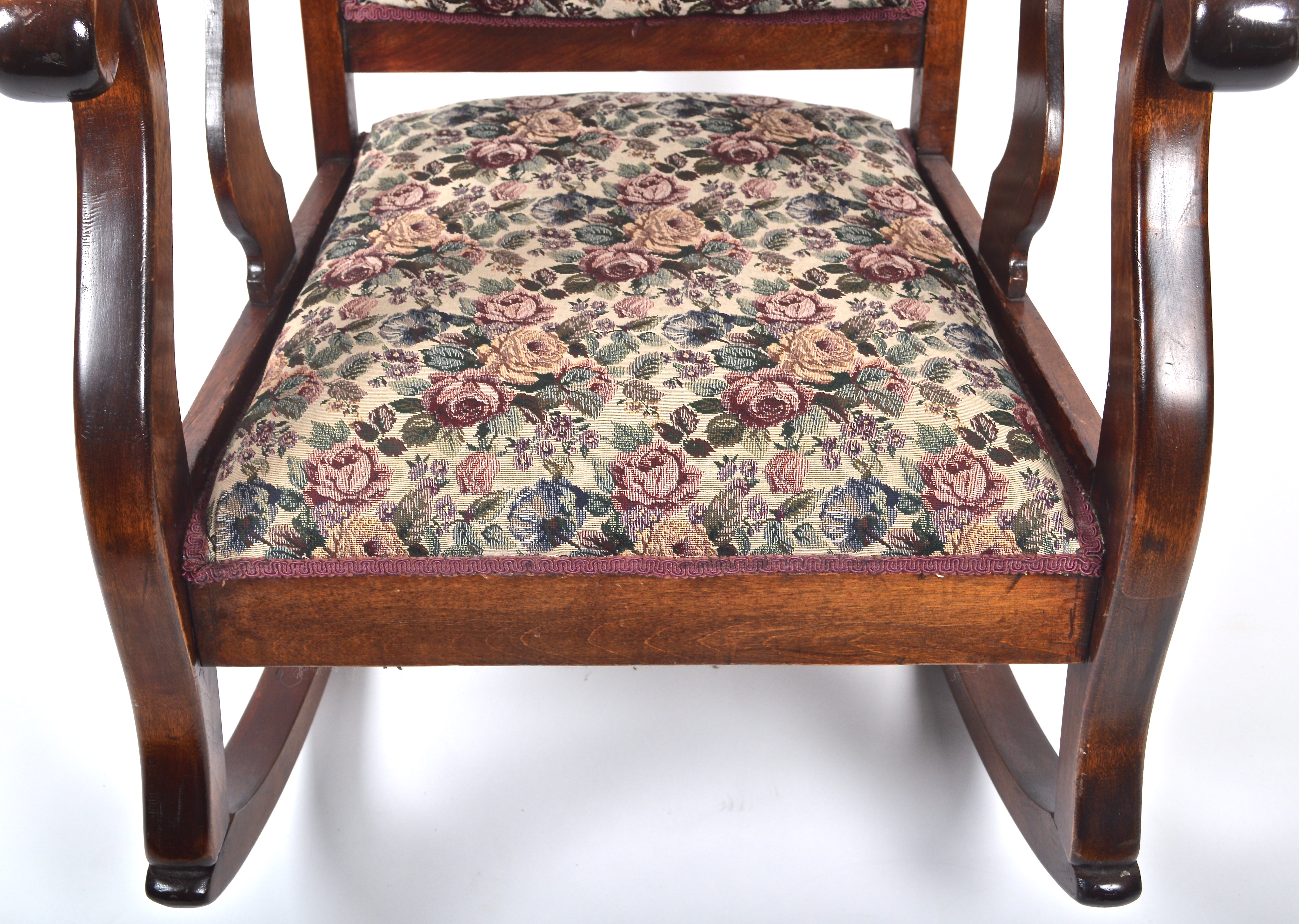 Antique American Empire Style Rocking Chair