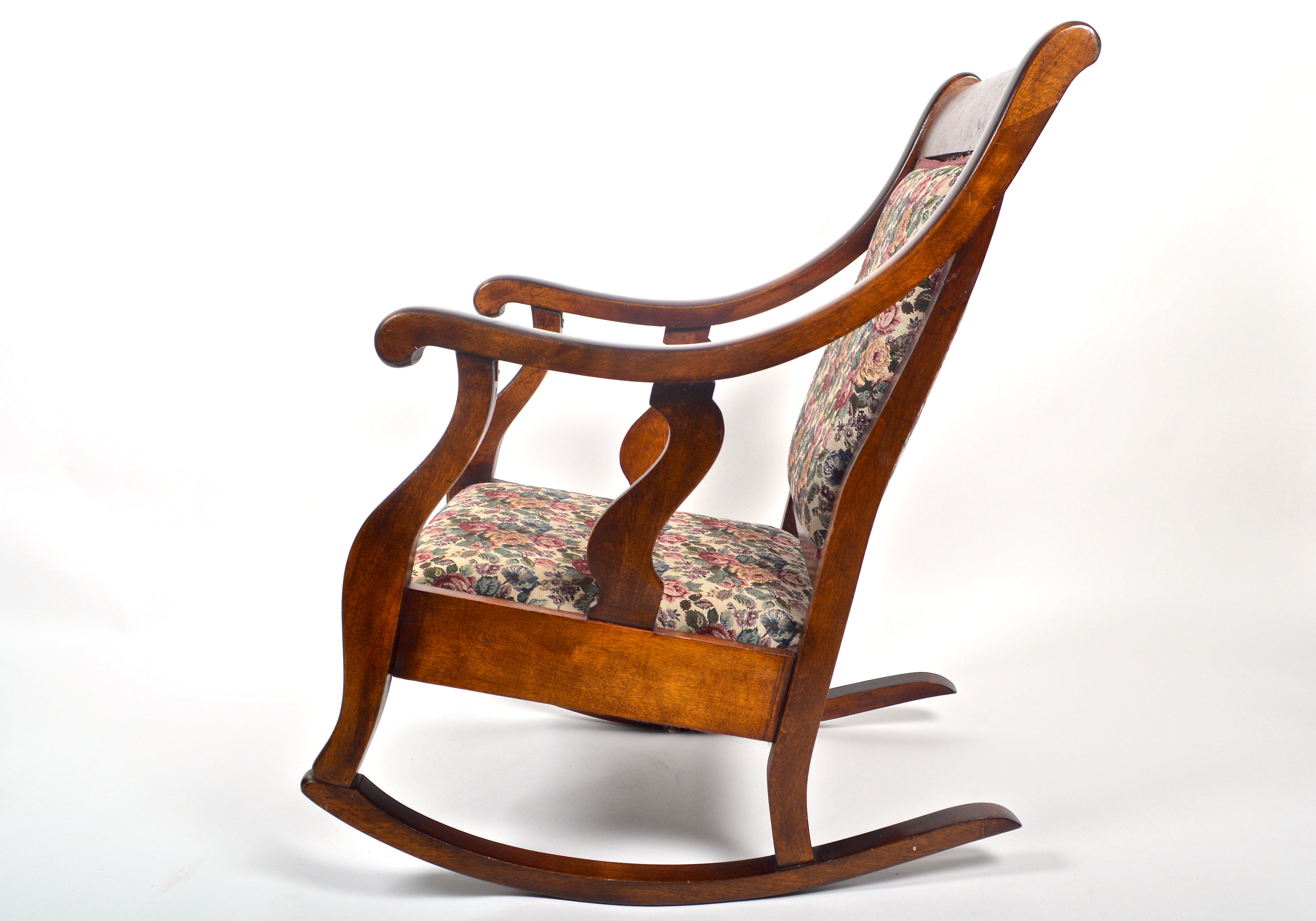 Antique American Empire Style Rocking Chair