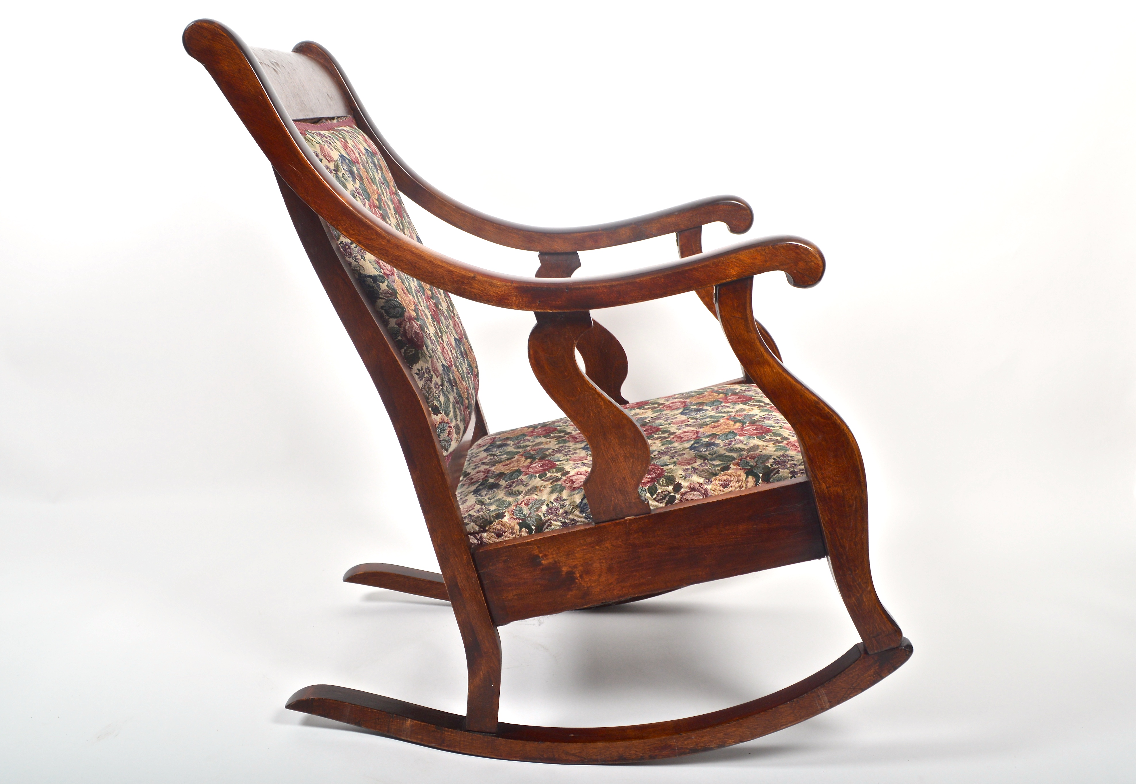 Antique American Empire Style Rocking Chair
