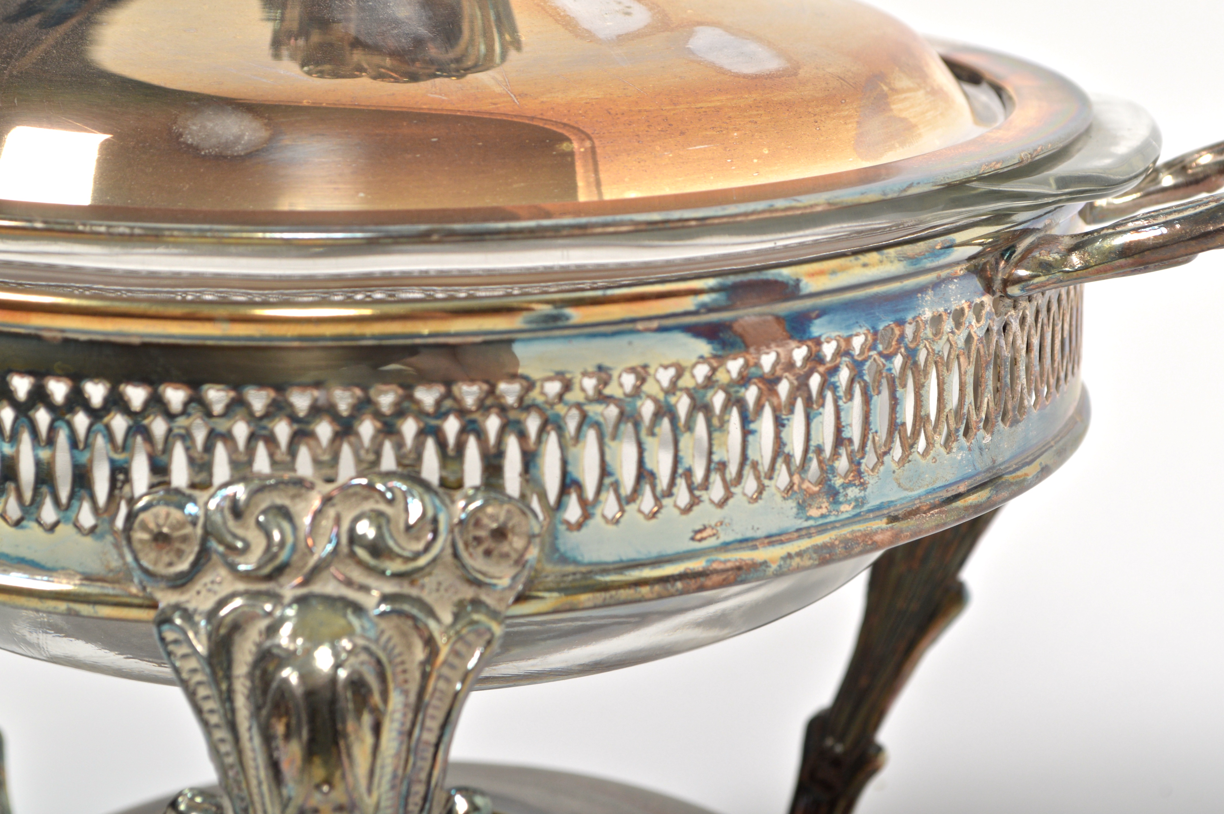 Vintage Raimond Silver Plate Chafing Dish