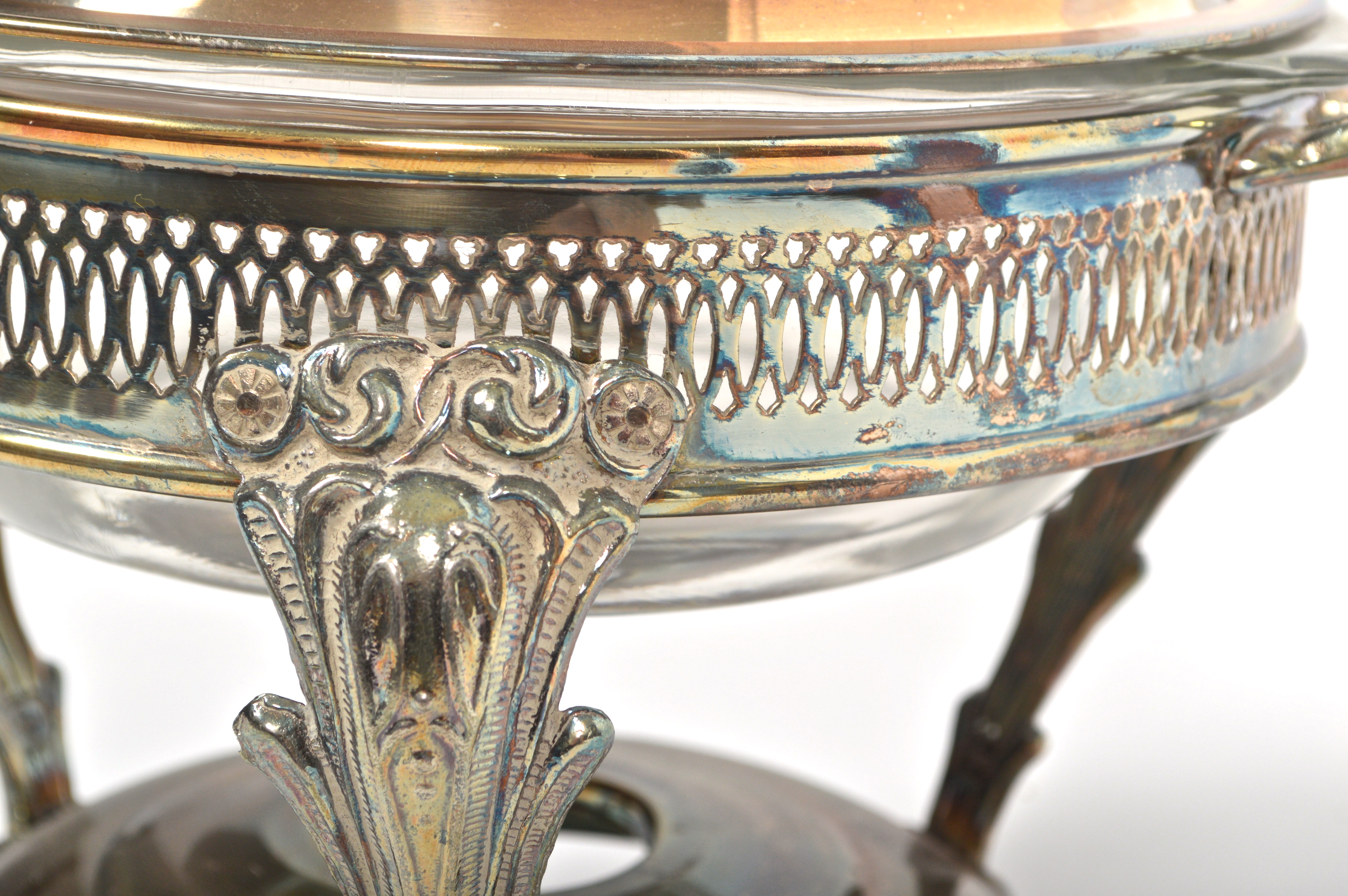 Vintage Raimond Silver Plate Chafing Dish