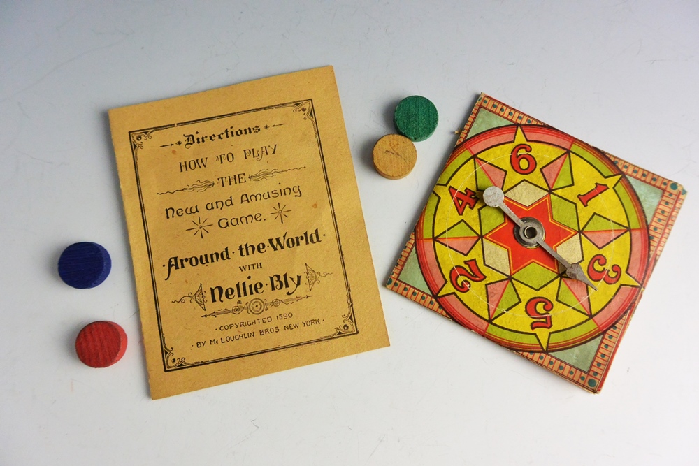 Circa 1890 "Around the World with Nellie Bly" Game