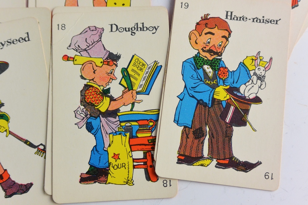 1936 Milton Bradley Game "Old Maid" In Original Box