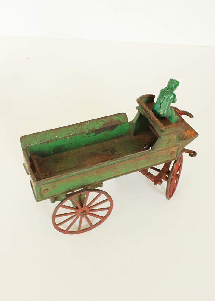 Vintage Horse and Buggy Cast Iron Toy