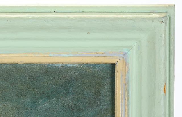 Richard G. Welsch Wharf Scene on Composite Board